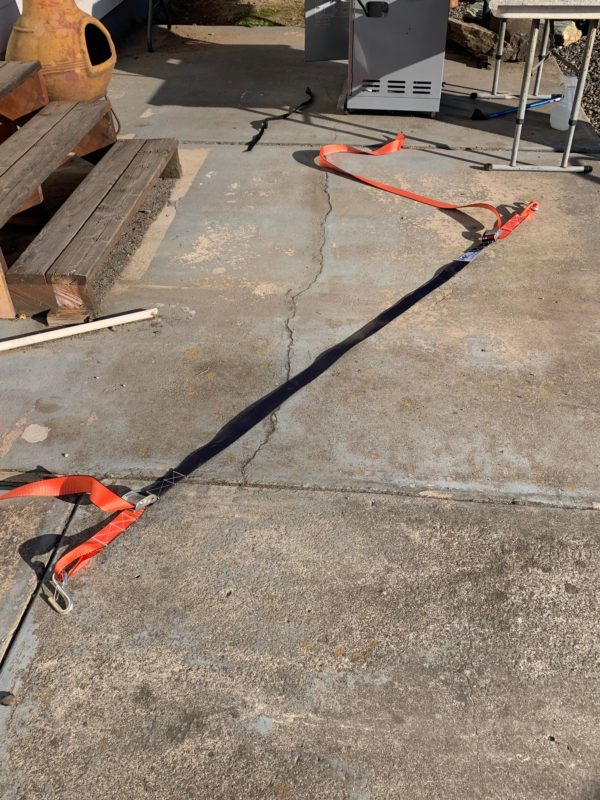 Trailer straps (2" w/ 2 buckles)